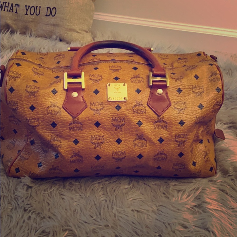 Authentic MCM Boston bag‼️‼️‼️